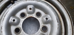 4x jante otel "Mercedes Benz" 5Jx14H2 - 1498, folosite si in stare buna. - imagine 2