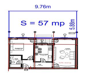 Apartament cu 2 camere decomandate si gradina proprie zona Dna Stanca - imagine 7