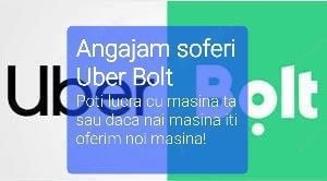 Angajam soferi uber bolt 