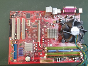 Placa De Baza MSI N-1996 Procesor Intel Celeron 430 (1,8 Ghz)+4 G rami - imagine 3
