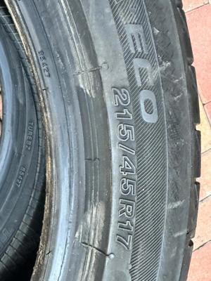 Anvelope vara 215 45 R17 BRIDGESTONE TURANZA dot 4122 - imagine 3