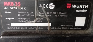 masina de gaurit cu talpa magnetica si scule de mana - imagine 3