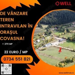 De vânzare teren intravilan în orașul Covasna!