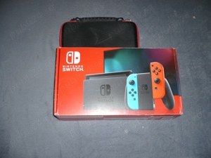 Nintendo Swich V2 complet aproape nou la cutie husa consola huse joistick 3 jocuri Pokemon,Minecraft - imagine 7