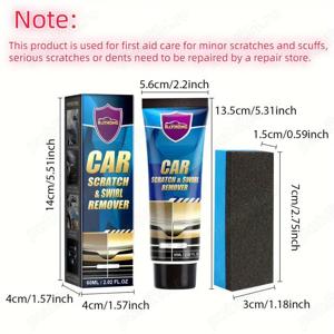 Kit de Reparare zgarieturi Auto 60ml - Soluție Rapidă pentru Zgârieturi Minore Restaurare Vopsea, Ce - imagine 3