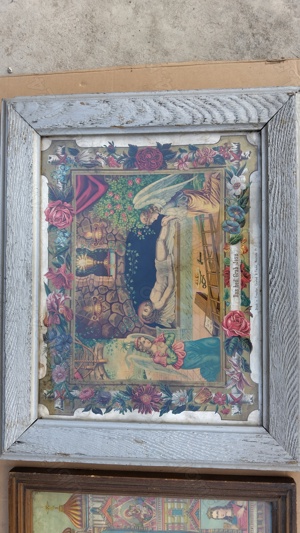 Tablou ri picturi vechi religioase  - imagine 2