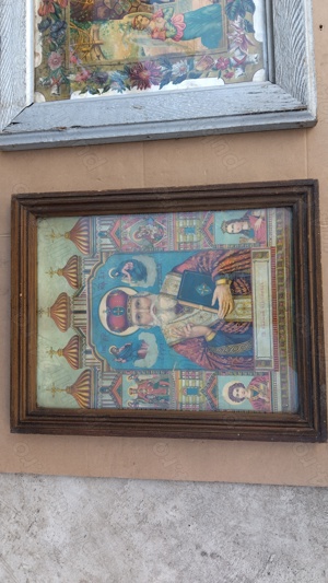 Tablou ri picturi vechi religioase  - imagine 6