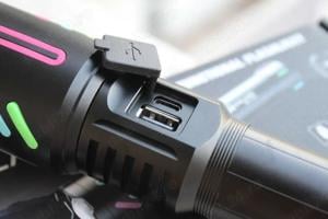 Lanterna cu ZOOM, led LASER PM20 ULS Pentru Distanta 700 metri raza vizibila - imagine 2