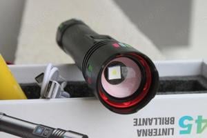 Lanterna cu ZOOM, led LASER PM20 ULS Pentru Distanta 700 metri raza vizibila - imagine 6