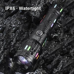 Lanterna cu ZOOM, led LASER PM20 ULS Pentru Distanta 700 metri , afisaj lcd , noi la cutie - imagine 8