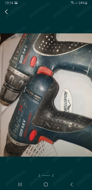 Vand autofiletante Bosch 9,6V si 12V, fara baterie. 50 Ron bucata .in bloc . - imagine 3