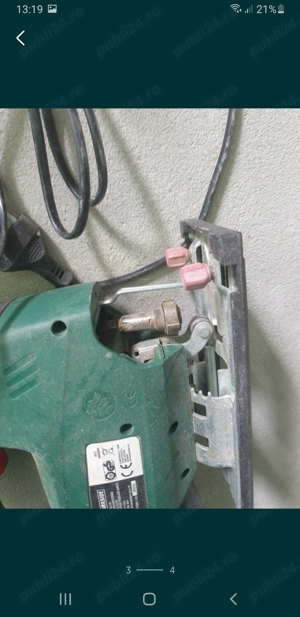 Vand fierastrau pendular 18V Parkside, o baterie si incarcator. Doar ce se vede in poza. Functionant - imagine 3