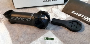 Pipa Easton EA90 SL 31.8 Stem 7  - black anodized 120mm + suport GARMIN  - imagine 4