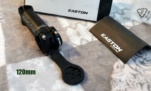 Pipa Easton EA90 SL 31.8 Stem 7  - black anodized 120mm + suport GARMIN  - imagine 2