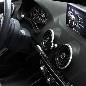 Suport auto magnetic telefon 360 grade pentru Audi A3 S3 8V - imagine 7