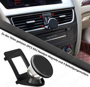 Suport auto magnetic telefon 360 grade pentru Audi A3 S3 8V - imagine 8