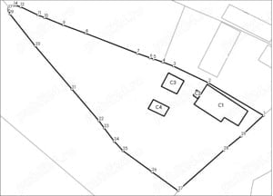 Casa de vanzare cu 1247 mp teren intravilan