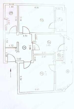 Apartament cu doua camere, etaj intermediar - zona Siderugistilor