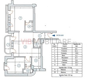 Tineretului Park Residence 1 - Ap. 3 camere  89 mp SUT - imagine 2