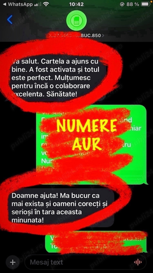 Numere Aur Gold Vip Numar Usor de Retinut