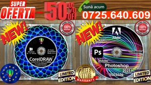 CorelDRAW Graphics Suite 2024-3 Lifetime licenses - Adobe Photoshop 2025-3 Lifetime licenses