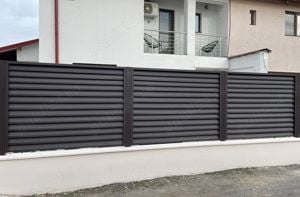Gard metalic jaluzea | Suruburi ascunse | Constanta | Model 2025 | 