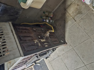 vând sobă teracotă mobilă cu adaptare pentru alimentarea cu gaz - imagine 2