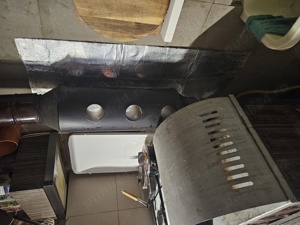 vând sobă teracotă mobilă cu adaptare pentru alimentarea cu gaz - imagine 3