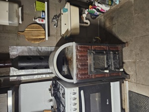 vând sobă teracotă mobilă cu adaptare pentru alimentarea cu gaz - imagine 4