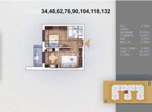 2 Camere Direct Dezvoltator Suprafata Generoasa -5 minute de Metrou Teclu - imagine 2