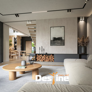 Casă exclusivistă stil NORDIC P+1 215 mpU + 500 mp teren VALEA ADÂNCĂ - imagine 5