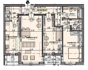 Apartament de 3 camere 2 bai si 2 balcoane la etajul 2 zona Piata Cluj - imagine 8