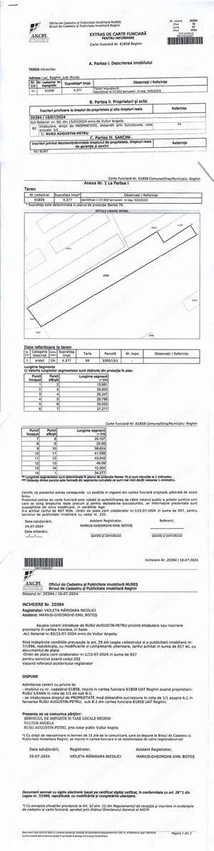 15277 mp teren intravilan, 2 case in aceeasi curte, front stradal 30 m - imagine 8