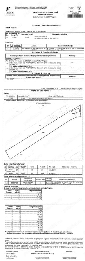 15277 mp teren intravilan, 2 case in aceeasi curte, front stradal 30 m - imagine 9