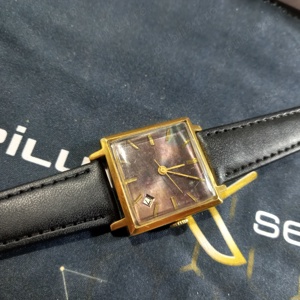 ceas mecanic sovietic Slava 2412 Square  URSS, funcțional - imagine 5