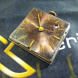 ceas mecanic sovietic Slava 2412 Square  URSS, funcțional - imagine 9