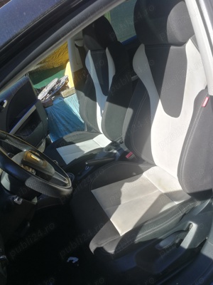 Interior Alcantara alb Seat Leon 1P 2005-2013 - imagine 6