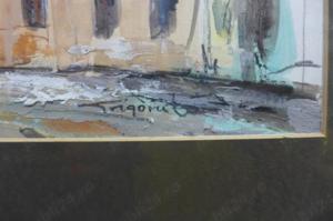 Constantin Grigoruta - Peisaj Stradal - Tehnica mixta 50 40cm - imagine 2