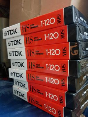 Casete Video Noi Sigilate VHS TDK Sony EMTEC BASF 120 180 si 240 Minute - imagine 4