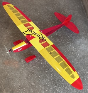 Vând Aeromodel Rascal Balsa Electric Anvergură 1,40 m,  4 Servo-uri - imagine 2