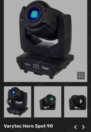 Moving head varytec hero spot 90