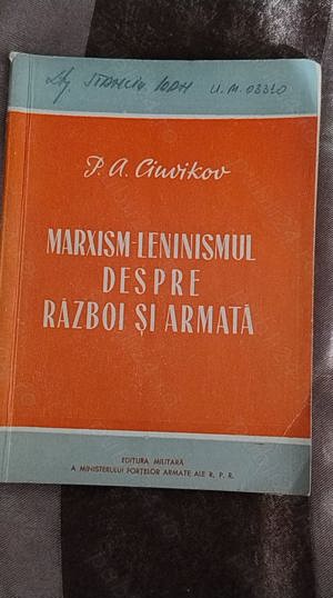  Marxism-leninismul despre razboi si armata - P.A. Ciuvikov