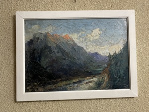 Tablou Peisaj montan, Jozsef Vati Dombovar