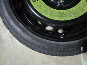 Doua rezerve 125 70 19 si o rezerva 125 70 16  5x112 - imagine 2