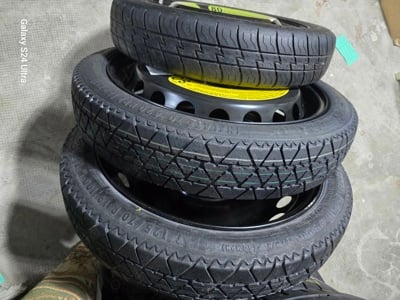 Doua rezerve 125 70 19 si o rezerva 125 70 16  5x112 - imagine 4