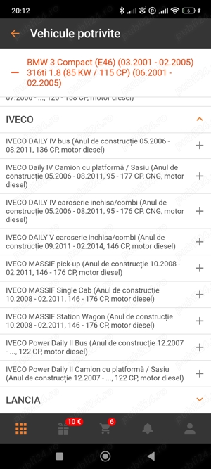 debimetru aer nou Fiat Ducato , Iveco Daily - imagine 6