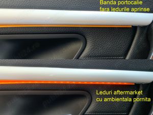 Reflexie Lumini ambientale BMW F10 F30 F31 F80 E92 - imagine 5