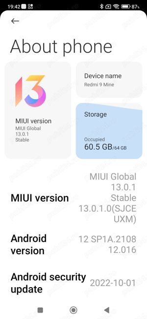 Vand Xiaomi Redmi 9