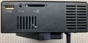 Mini-proiector LED Portabil, mic si usor de folosit! usb, hdmi, VGA, difuzor intern, AV-in, SD Card - imagine 5