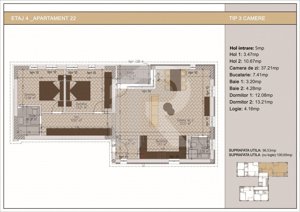 3 camere bloc nou, zona Nerva Traian, metrou Timpuri Noi - imagine 9